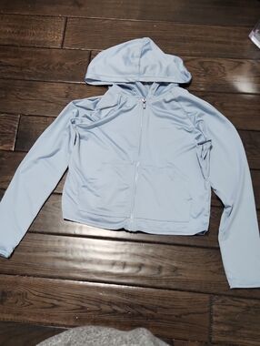 refuge Dusty Blue Athletic Hoodie